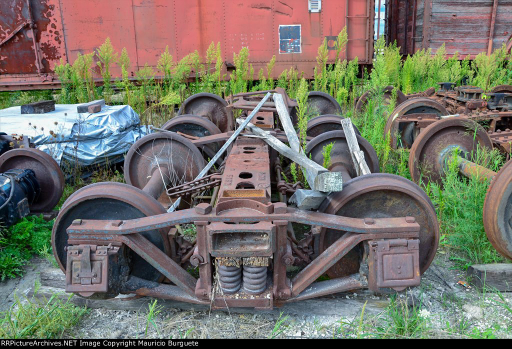 Old Truck laying on the yard